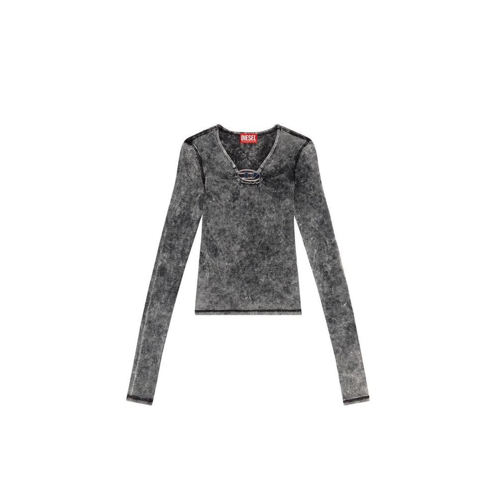 DIESEL Other Long Sleeve Jersey Gray Full Pattern‎ Large L